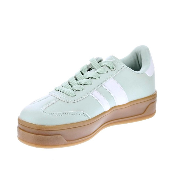 Zapatillas Xti zapatos Mujer modelo 143645 Verde Cordón