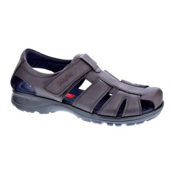 Sandalias Callaghan zapatos Hombre modelo 86101 Marrón Velcro 2