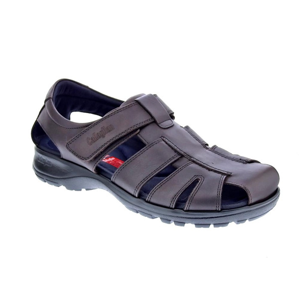 Sandalias Callaghan zapatos Hombre modelo 86101 Marrón Velcro