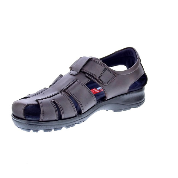 Sandalias Callaghan zapatos Hombre modelo 86101 Marrón Velcro
