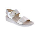 Sandalias Imac zapatos Mujer modelo 757260 Oro Velcro