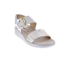 Sandalias Imac zapatos Mujer modelo 757260 Oro Velcro