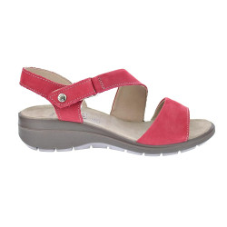Sandalias Imac zapatos Mujer modelo 757360 Rojo Velcro