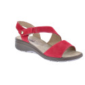 Sandalias Imac zapatos Mujer modelo 757360 Rojo Velcro