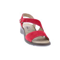 Sandalias Imac zapatos Mujer modelo 757360 Rojo Velcro