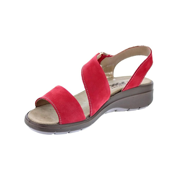 Sandalias Imac zapatos Mujer modelo 757360 Rojo Velcro