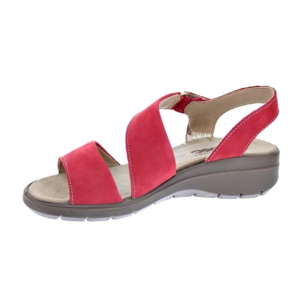 Sandalias Imac zapatos Mujer modelo 757360 Rojo Velcro