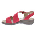 Sandalias Imac zapatos Mujer modelo 757360 Rojo Velcro