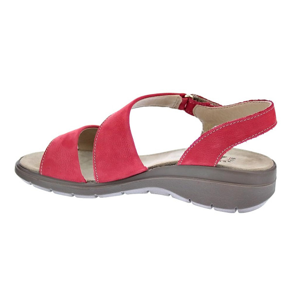 Sandalias Imac zapatos Mujer modelo 757360 Rojo Velcro