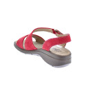 Sandalias Imac zapatos Mujer modelo 757360 Rojo Velcro