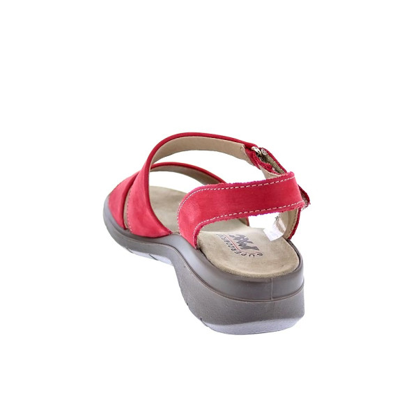 Sandalias Imac zapatos Mujer modelo 757360 Rojo Velcro