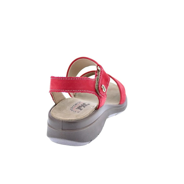 Sandalias Imac zapatos Mujer modelo 757360 Rojo Velcro