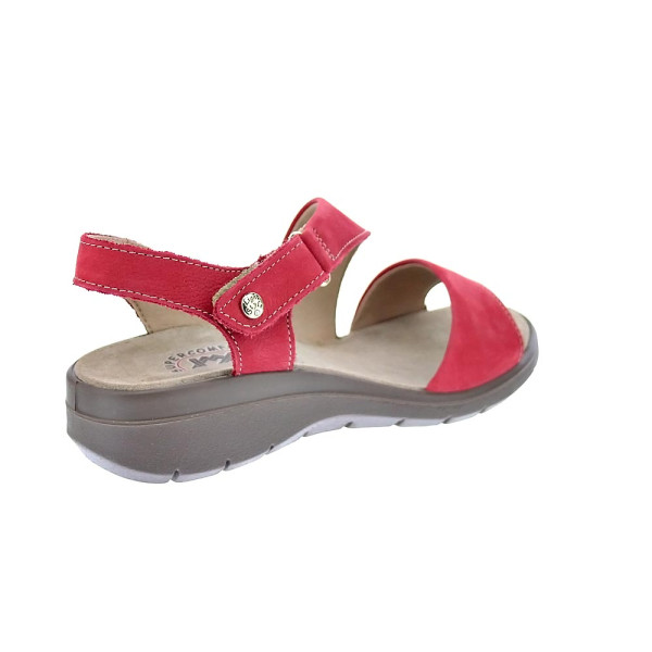 Sandalias Imac zapatos Mujer modelo 757360 Rojo Velcro