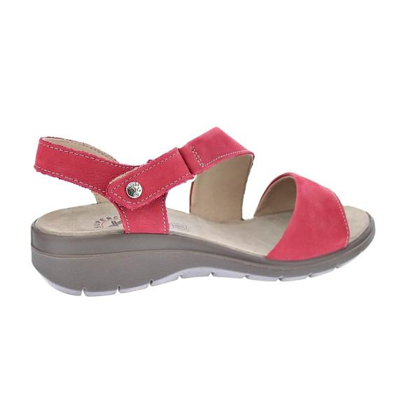 Sandalias Imac zapatos Mujer modelo 757360 Rojo Velcro