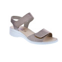 Sandalias Imac zapatos Mujer modelo 757370 Beige Velcro