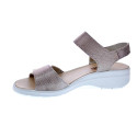 Sandalias Imac zapatos Mujer modelo 757370 Beige Velcro