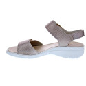 Sandalias Imac zapatos Mujer modelo 757370 Beige Velcro