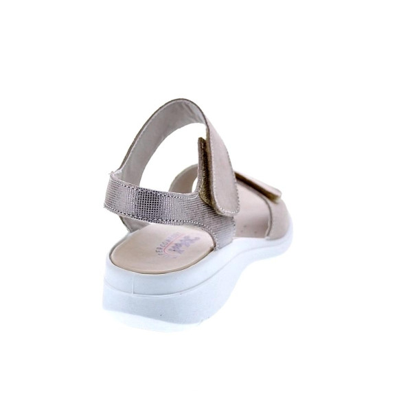 Sandalias Imac zapatos Mujer modelo 757370 Beige Velcro