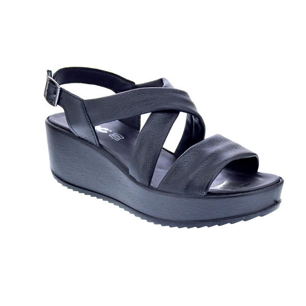 Sandalias Imac zapatos Mujer modelo 757610 Negro Hebilla