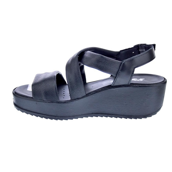 Sandalias Imac zapatos Mujer modelo 757610 Negro Hebilla
