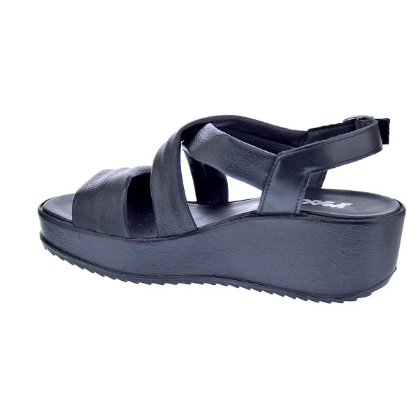 Sandalias Imac zapatos Mujer modelo 757610 Negro Hebilla