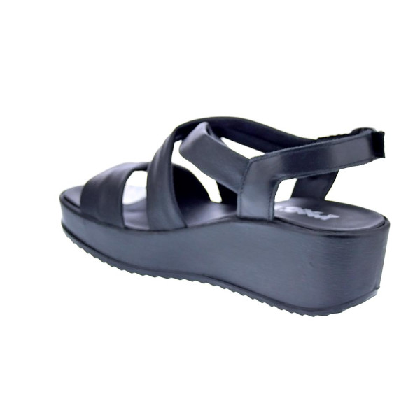 Sandalias Imac zapatos Mujer modelo 757610 Negro Hebilla