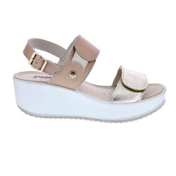 Sandalias Imac zapatos Mujer modelo 757650 Beige Hebillas