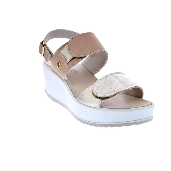 Sandalias Imac zapatos Mujer modelo 757650 Beige Hebillas