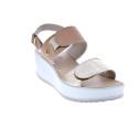 Sandalias Imac zapatos Mujer modelo 757650 Beige Hebillas