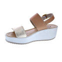 Sandalias Imac zapatos Mujer modelo 757650 Beige Hebillas
