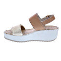 Sandalias Imac zapatos Mujer modelo 757650 Beige Hebillas