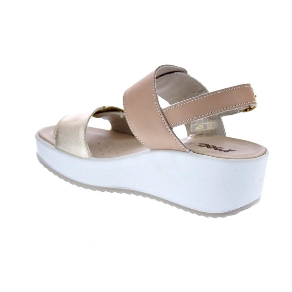 Sandalias Imac zapatos Mujer modelo 757650 Beige Hebillas