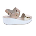 Sandalias Imac zapatos Mujer modelo 757650 Beige Hebillas