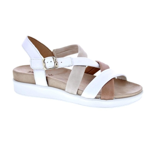 Sandalias Imac zapatos Mujer modelo 758010 Blanco Hebillas
