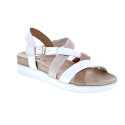 Sandalias Imac zapatos Mujer modelo 758010 Blanco Hebillas