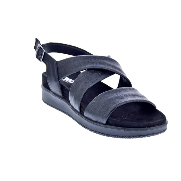 Sandalias Imac zapatos Mujer modelo 758020 Negro Hebillas