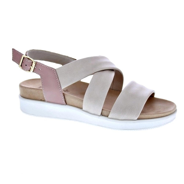 Sandalias Imac zapatos Mujer modelo 758020 Beige Hebillas