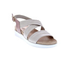 Sandalias Imac zapatos Mujer modelo 758020 Beige Hebillas