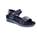 Sandalias Imac zapatos Mujer modelo 758210 Negro Velcro