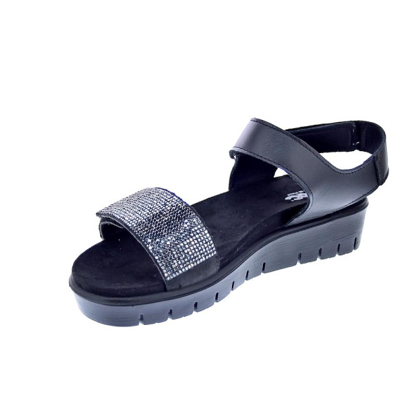 Sandalias Imac zapatos Mujer modelo 758210 Negro Velcro