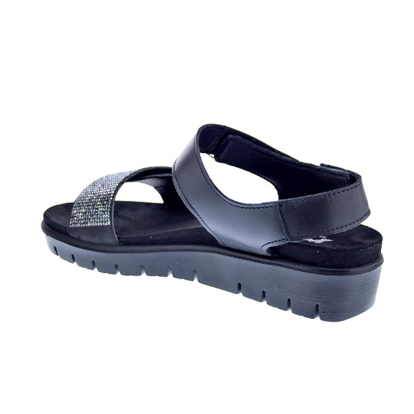 Sandalias Imac zapatos Mujer modelo 758210 Negro Velcro