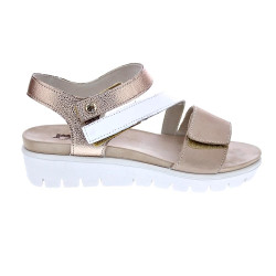 Sandalias Imac zapatos Mujer modelo 758220 Beige Velcro