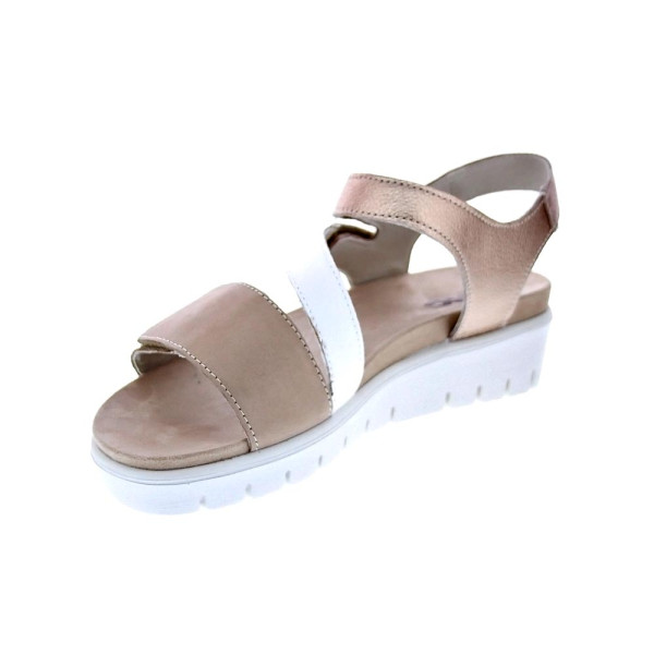 Sandalias Imac zapatos Mujer modelo 758220 Beige Velcro