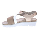 Sandalias Imac zapatos Mujer modelo 758220 Beige Velcro