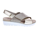 Sandalias Imac zapatos Mujer modelo 758240 Beige Velcro