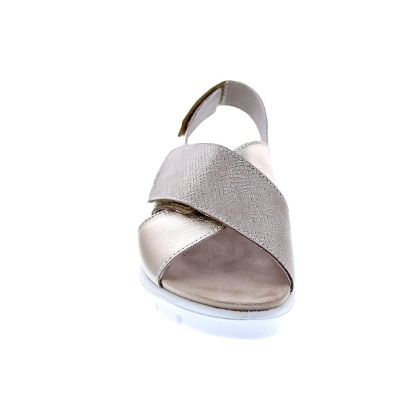 Sandalias Imac zapatos Mujer modelo 758240 Beige Velcro