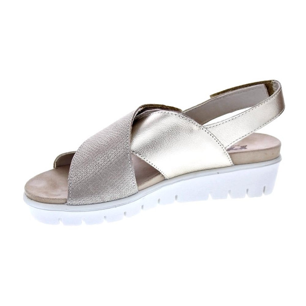 Sandalias Imac zapatos Mujer modelo 758240 Beige Velcro