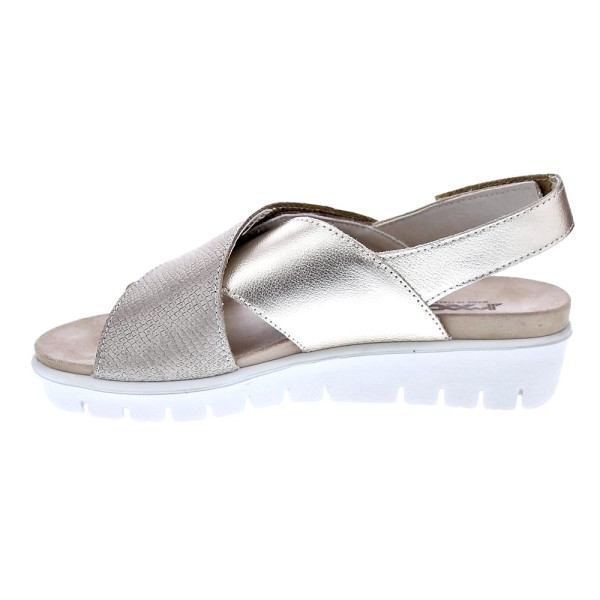 Sandalias Imac zapatos Mujer modelo 758240 Beige Velcro