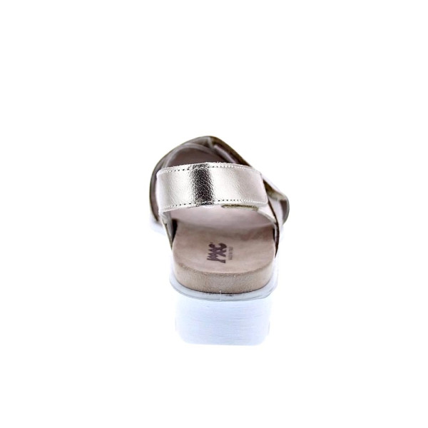 Sandalias Imac zapatos Mujer modelo 758240 Beige Velcro
