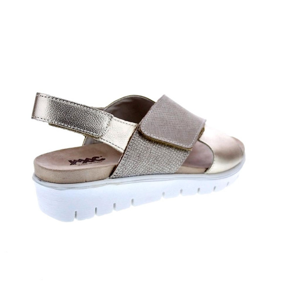 Sandalias Imac zapatos Mujer modelo 758240 Beige Velcro